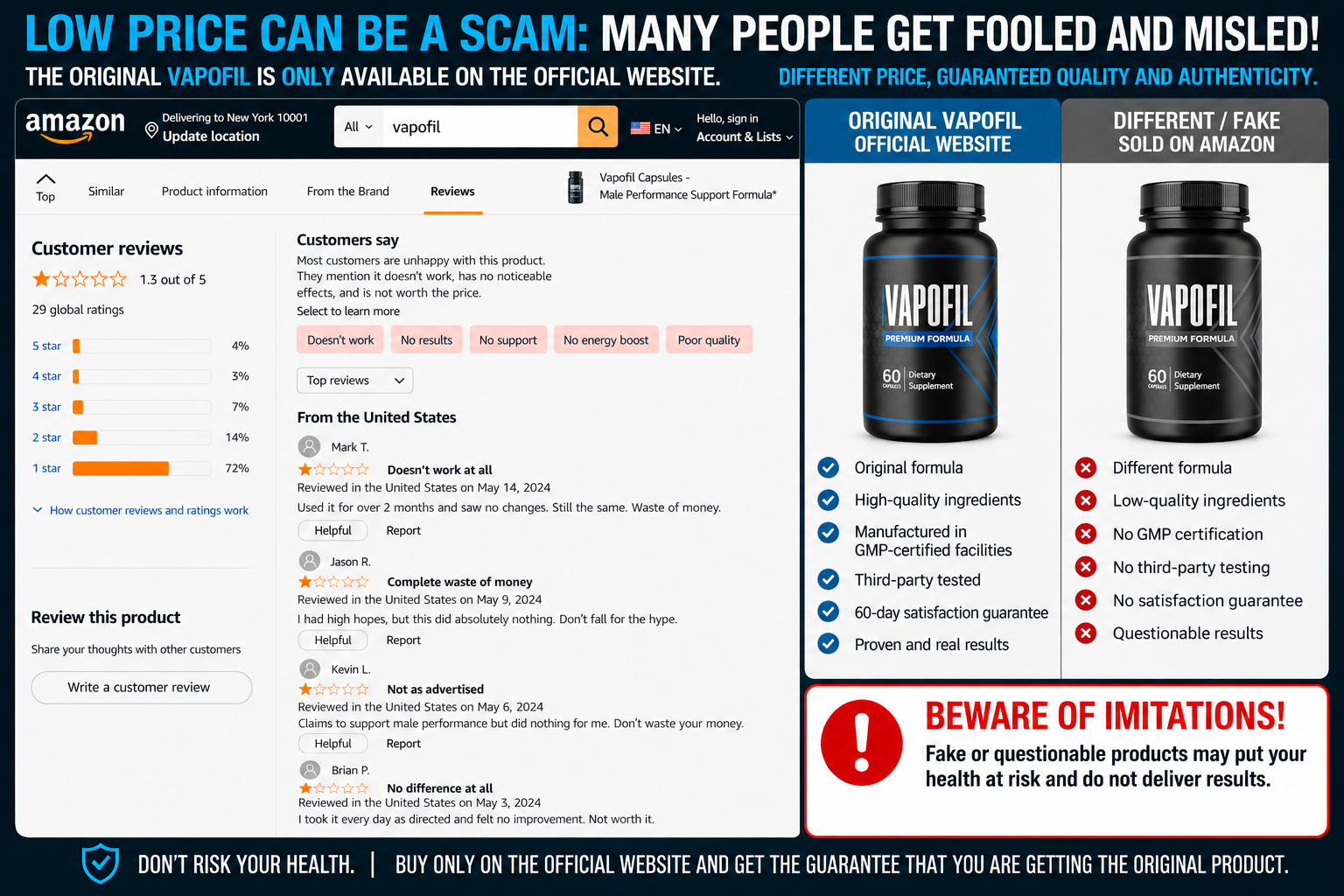 VapoFil negative reviews
